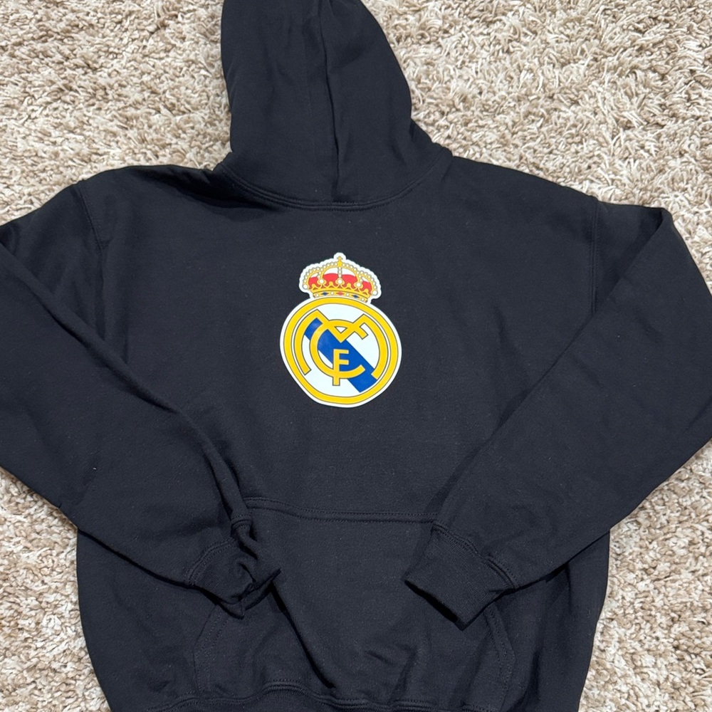Real Madrid youth hooded sweatshirt